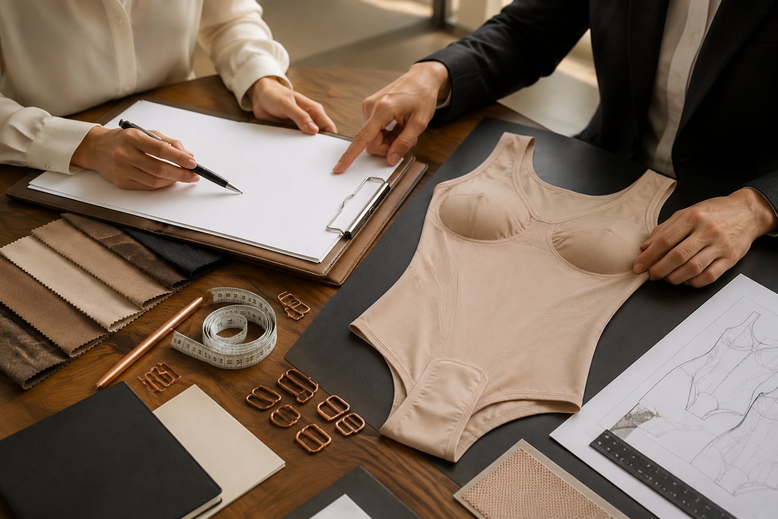 Контроль качества shapewear: от образца до упаковки