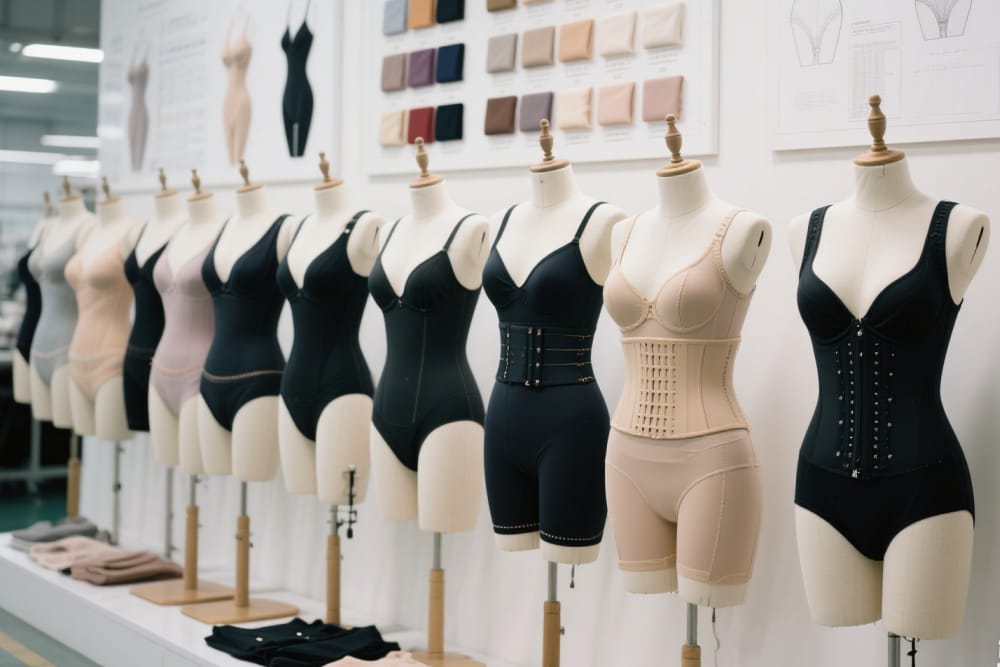 Модели корректирующего белья в шоуруме S-SHAPER